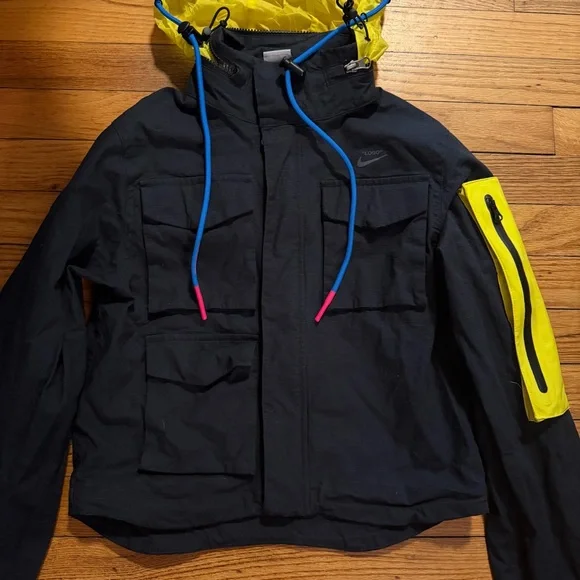 Nike x Off-White Women’s  NRG AS Jacket #27 Black Size XS - Picture 3 of 11
